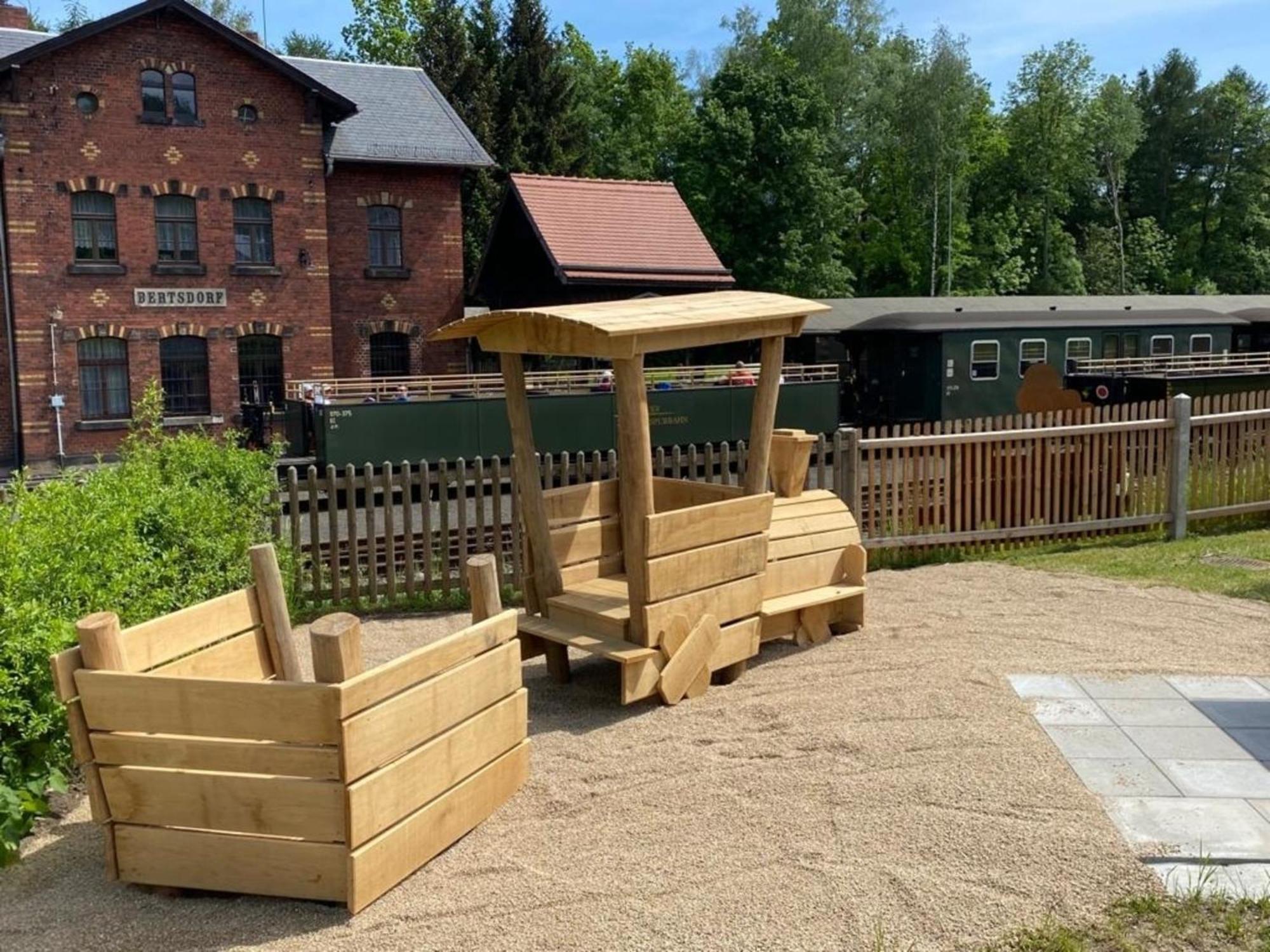 Ferienhaus Bimmelbahn 2 Olbersdorf エクステリア 写真